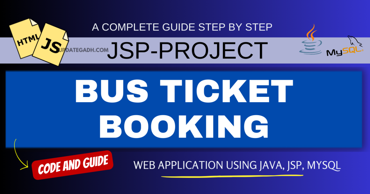 Bus Ticket Booking System Using Java(JSP, Servlet, J2EE, MYSQL)