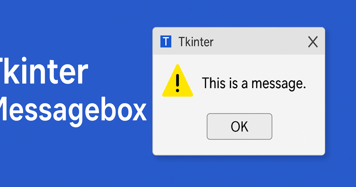 Tkinter Messagebox