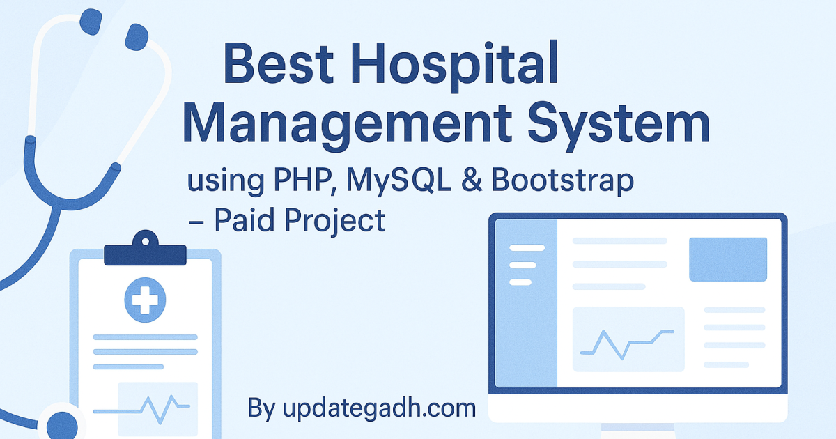 Hospital Management System using PHP, MySQL