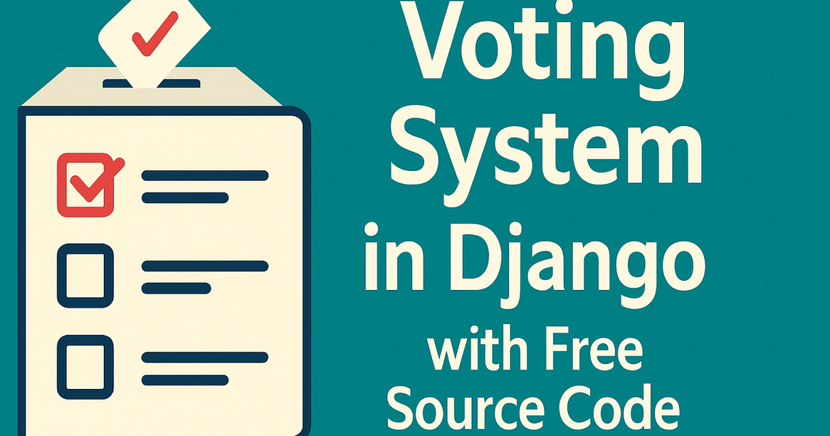 Voting System in Django