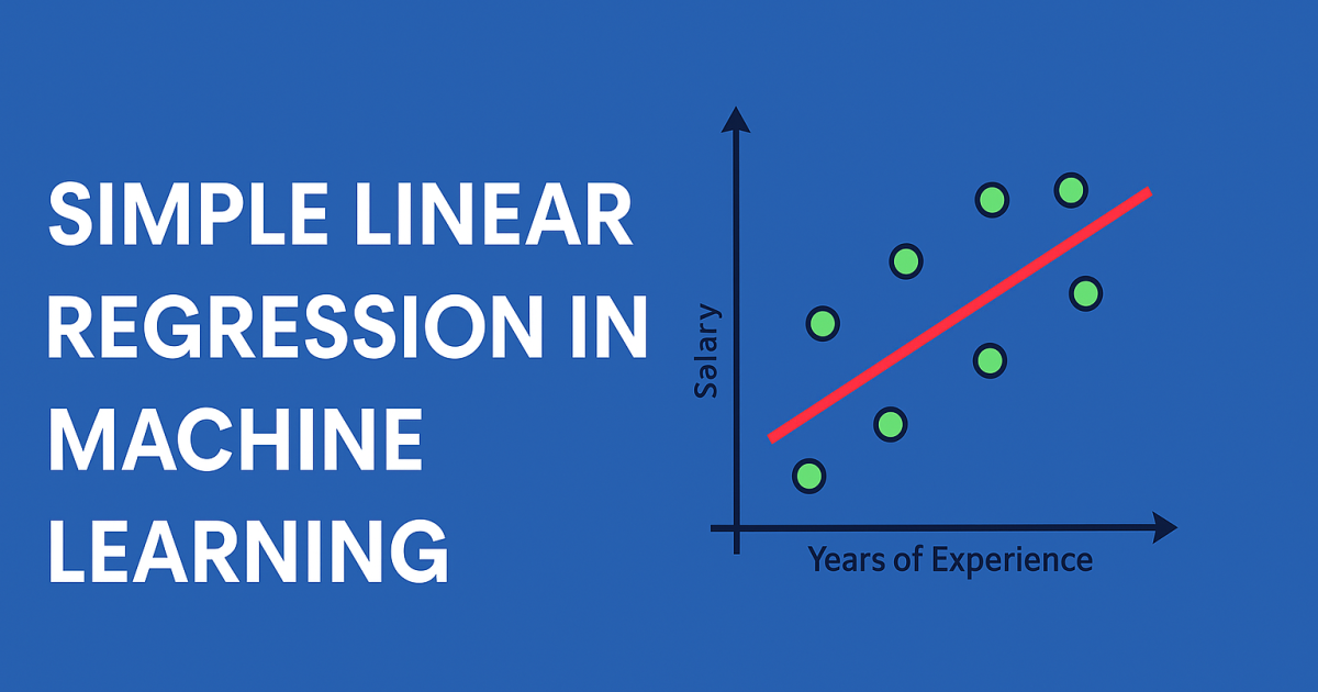 Simple Linear Regression in Machine Learning