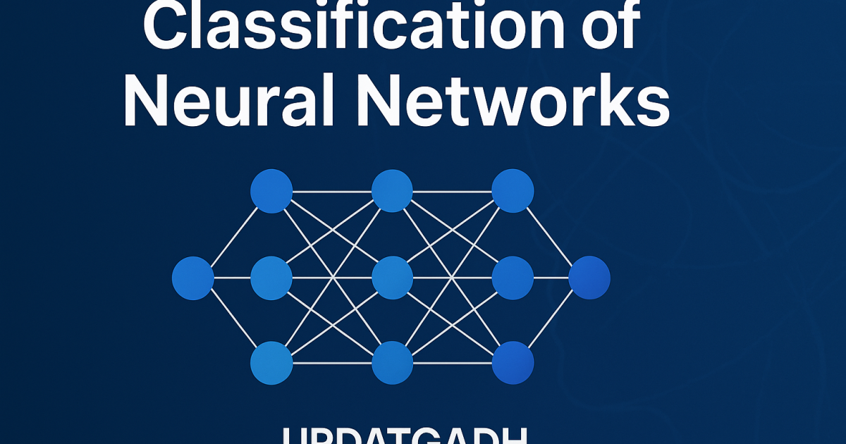 Classification of Neural Network