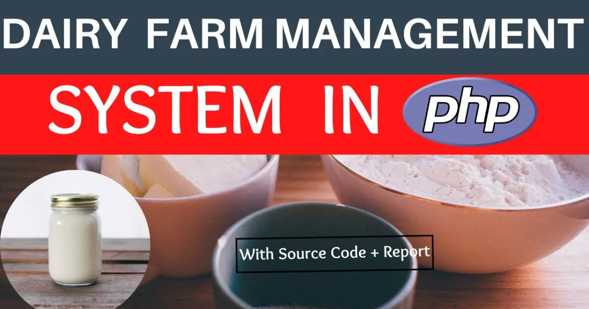 Dairy Farm Shop Management System in PHP