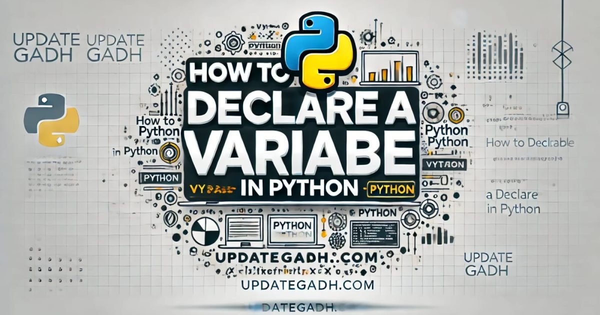 Declare a Variable in Python