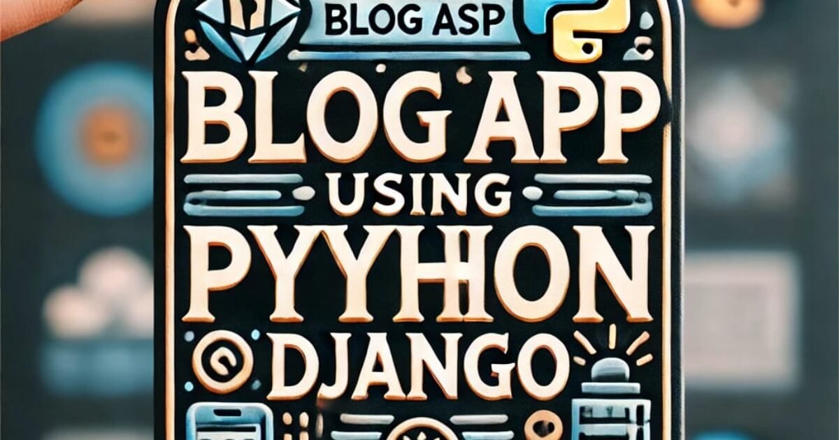 Django Blog App Using Python (Django)