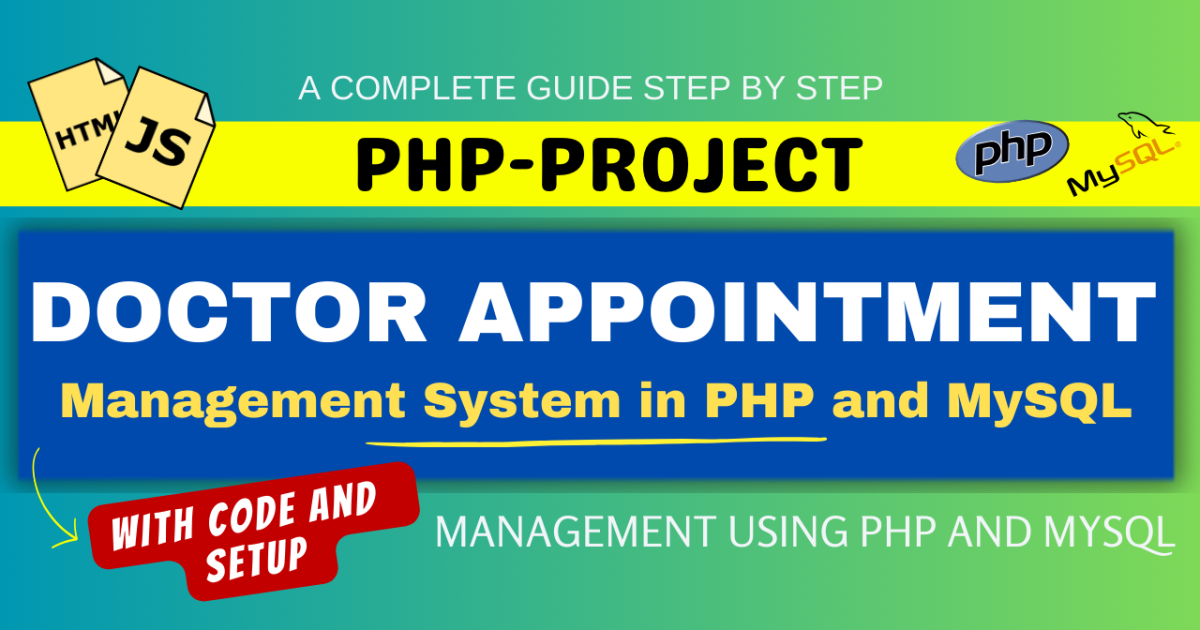 Doctor Appointment System Project in PHP and MySQL : Best 1 Project