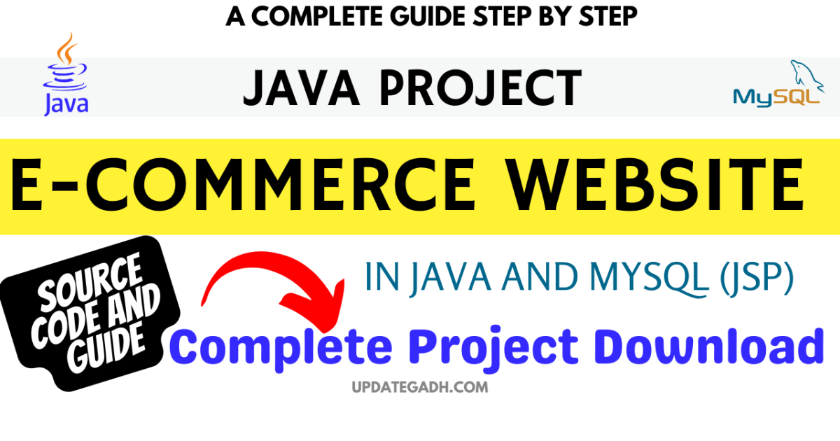 E-commerce website using Java And MYSQL