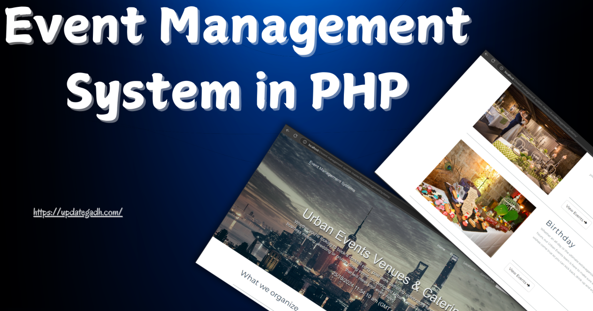 Event Management System in PHP Free source code - Event Management System in PHP