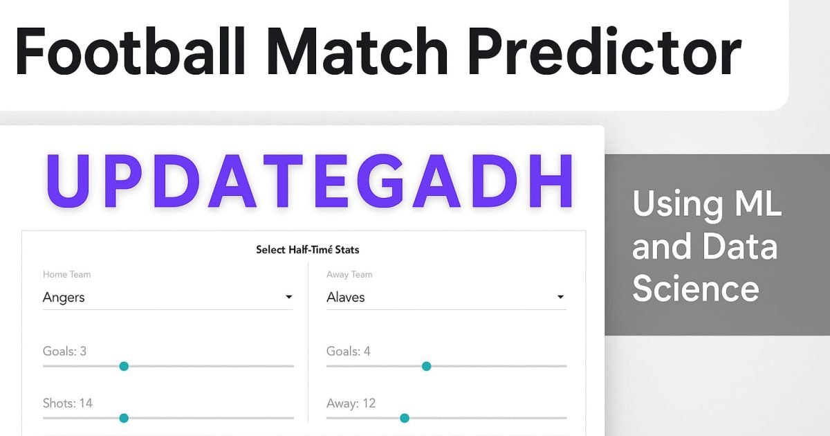 Football Match Predictor Using Machine Learning