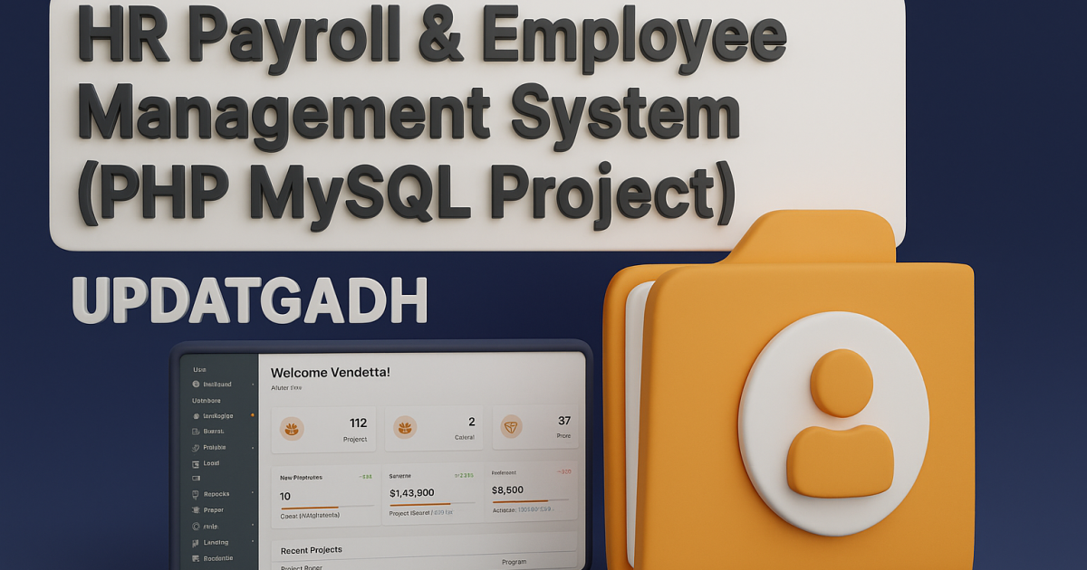 HR Payroll & Employee Management System (PHP MySQL Project)