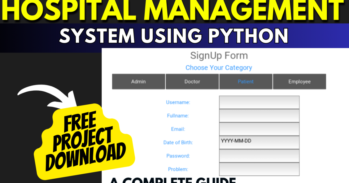 Hospital Management System using Python