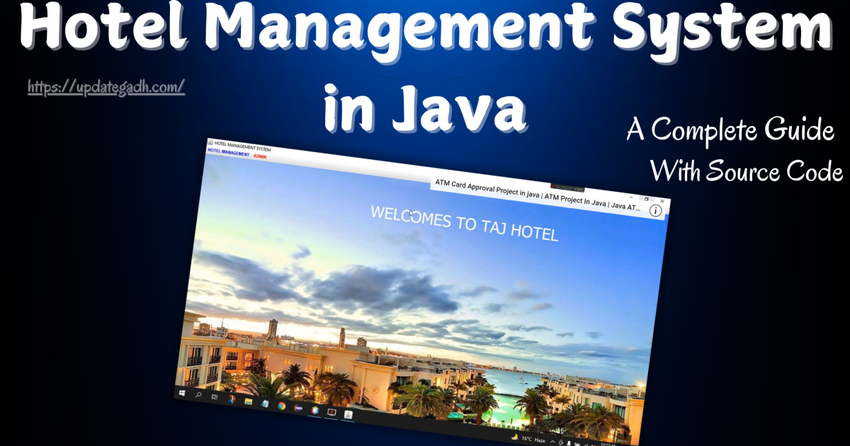 Hotel Management System in Java - Hotel Management System in Java