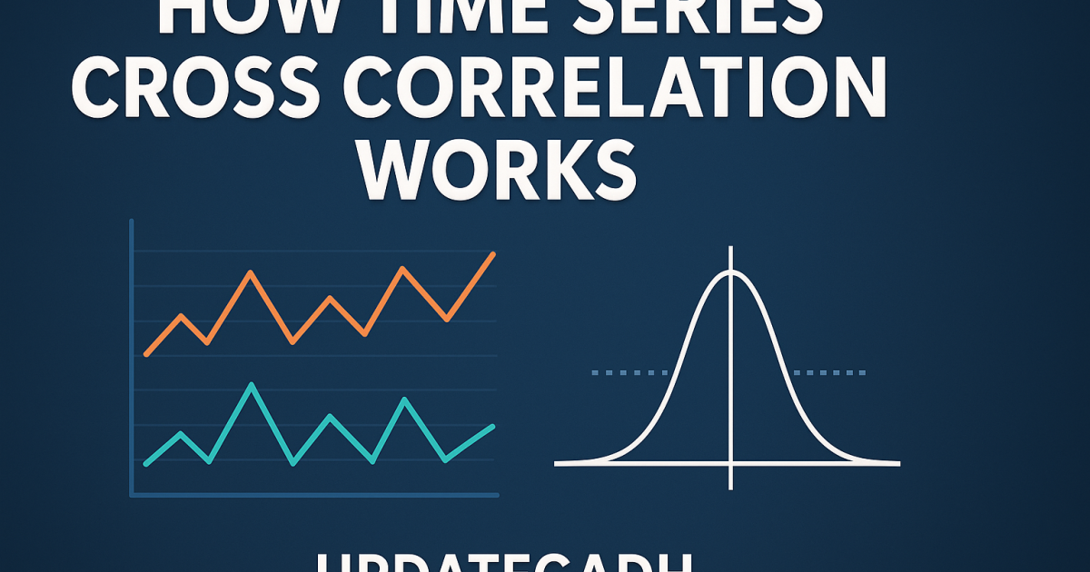 How Time Series Cross Correlation Works