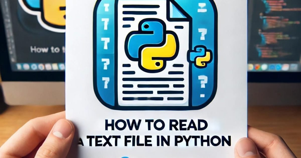How to Read a Text File in Python