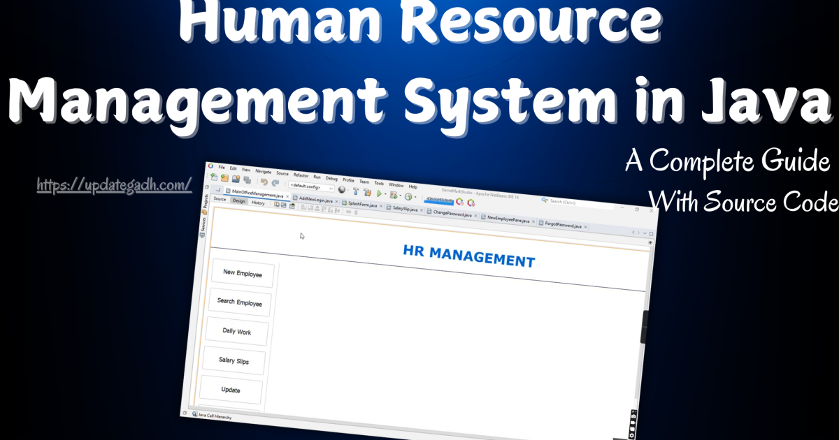 Human Resource Management System in Java - Human Resource Management System in Java