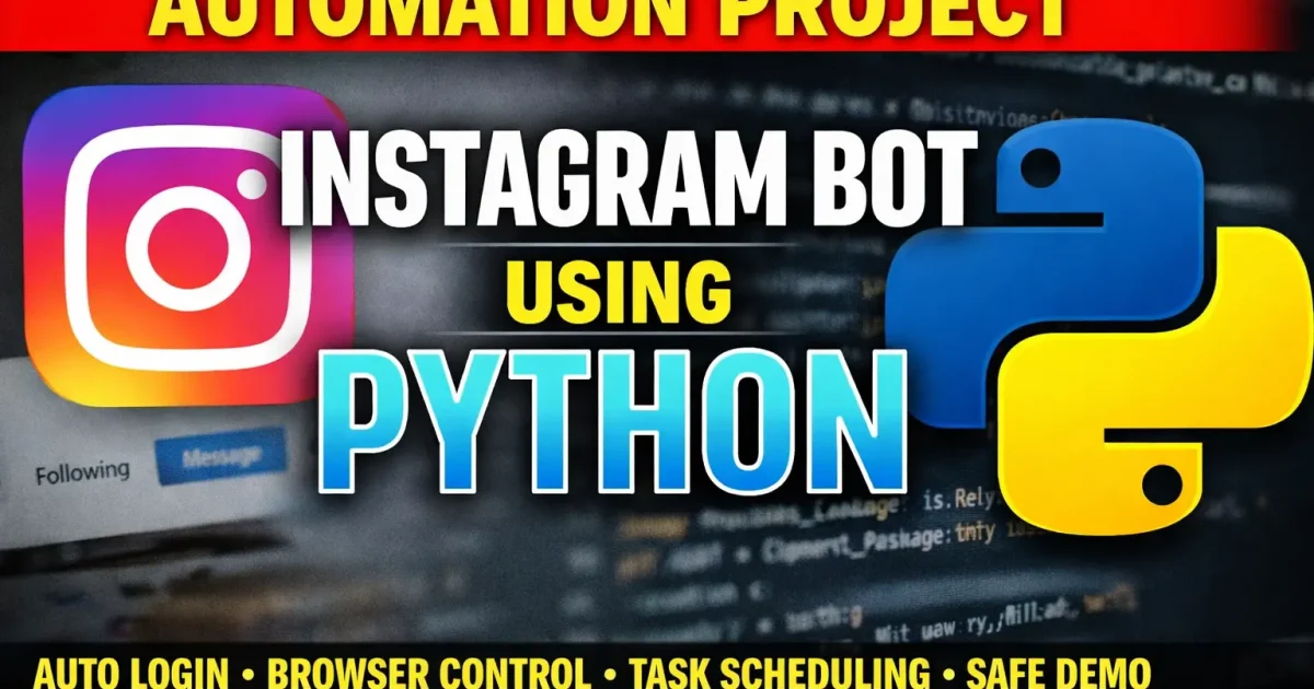 Instagram Bot Using Python