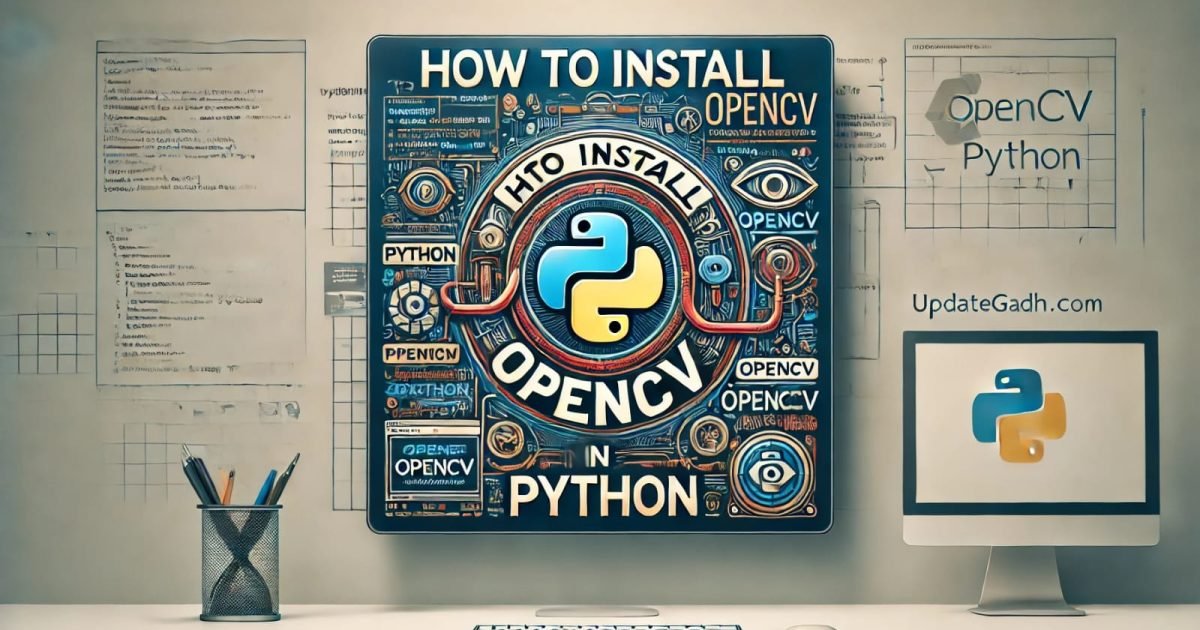 Install OpenCV in Python