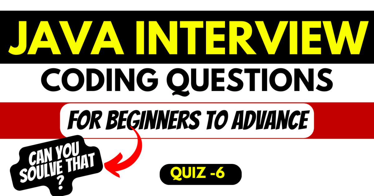 Java Interview Question And Answers Pdf
