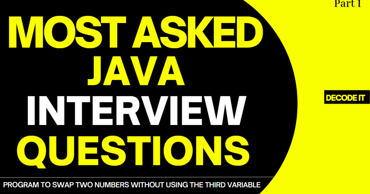 Java Interview Question