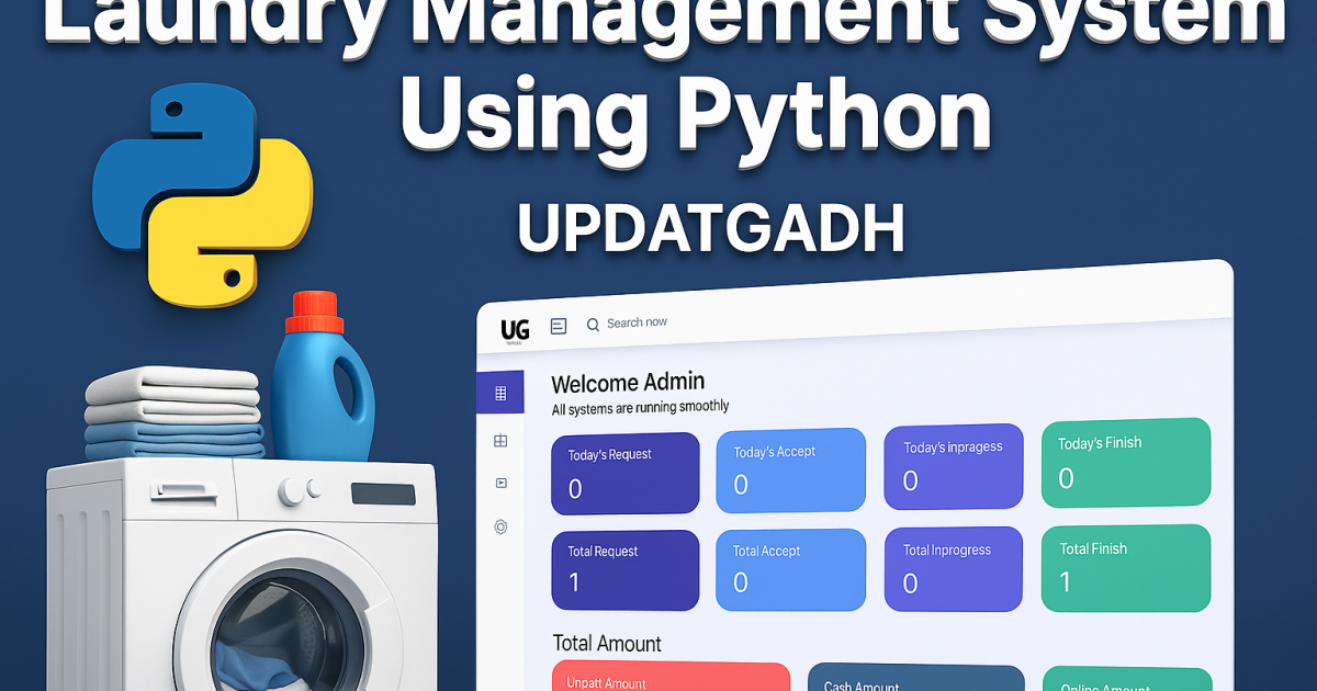 Laundry Management System Using Python Django