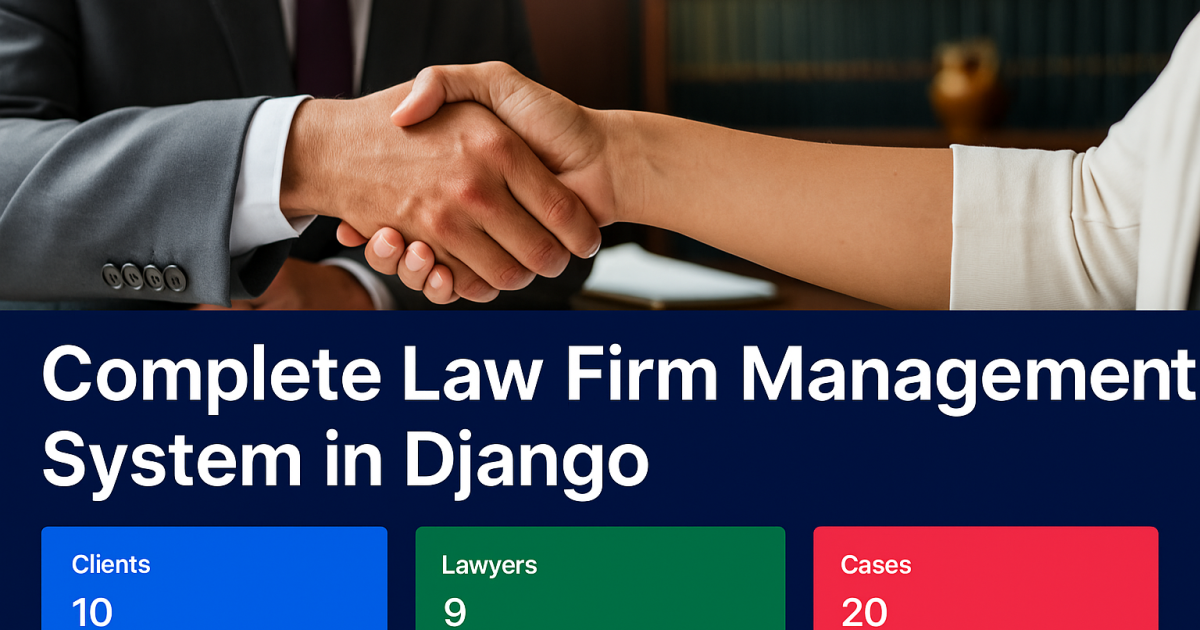 Law Firm Management System in Django