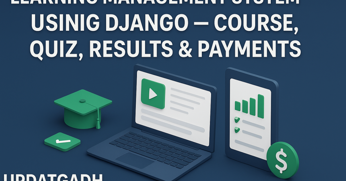 Learning Management System using Django