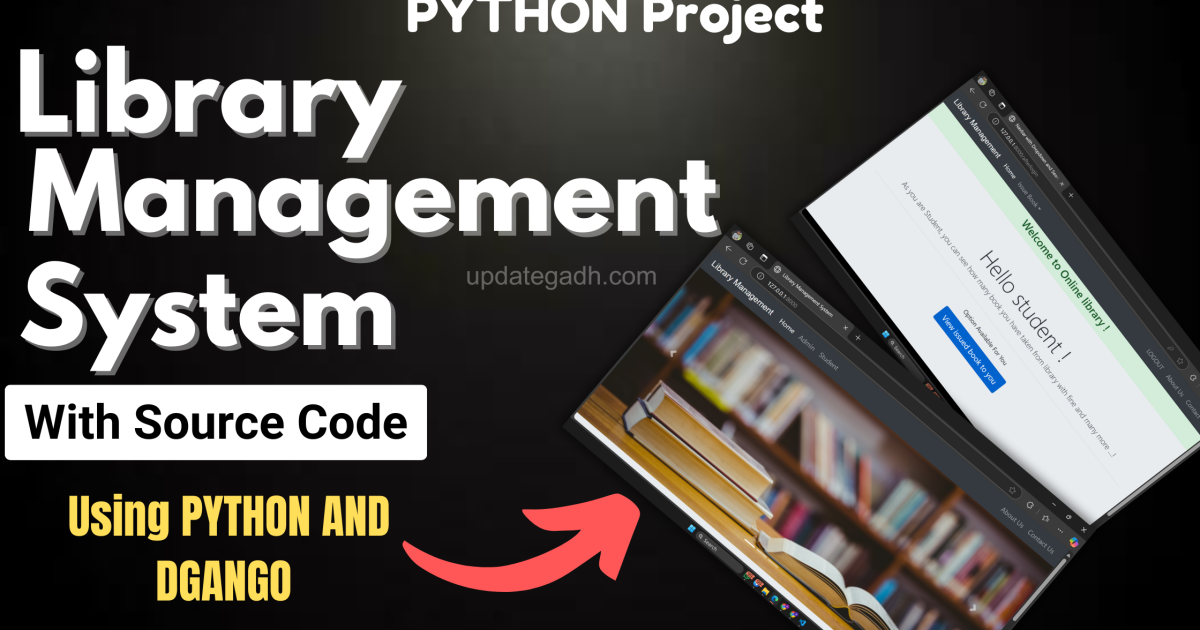 Library Management System Using Python Django - Library Management System
