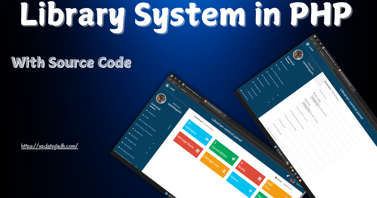 Library System in PHP with Source Code - Library System in PHP with Source Code