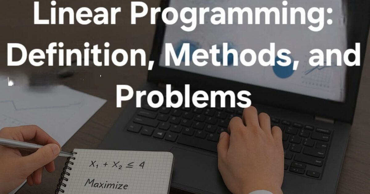 Linear Programming: Definition, Methods, and Problems