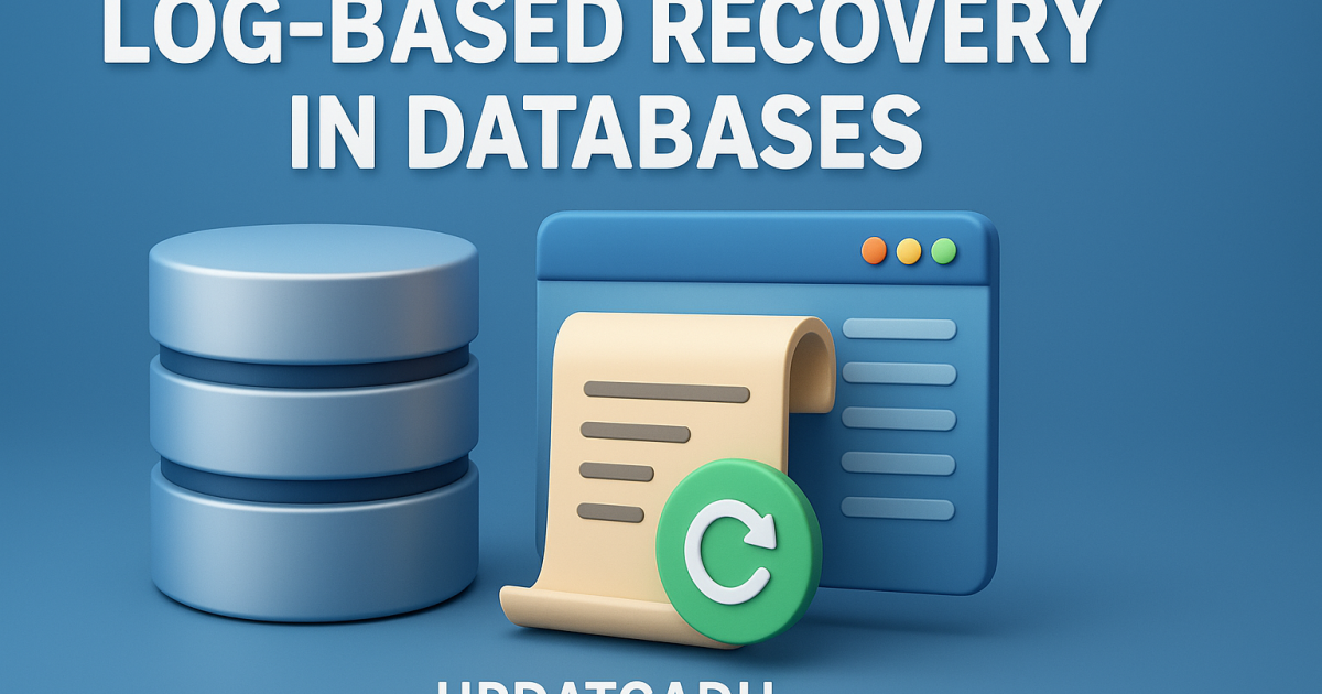 Log Based Recovery in Databases