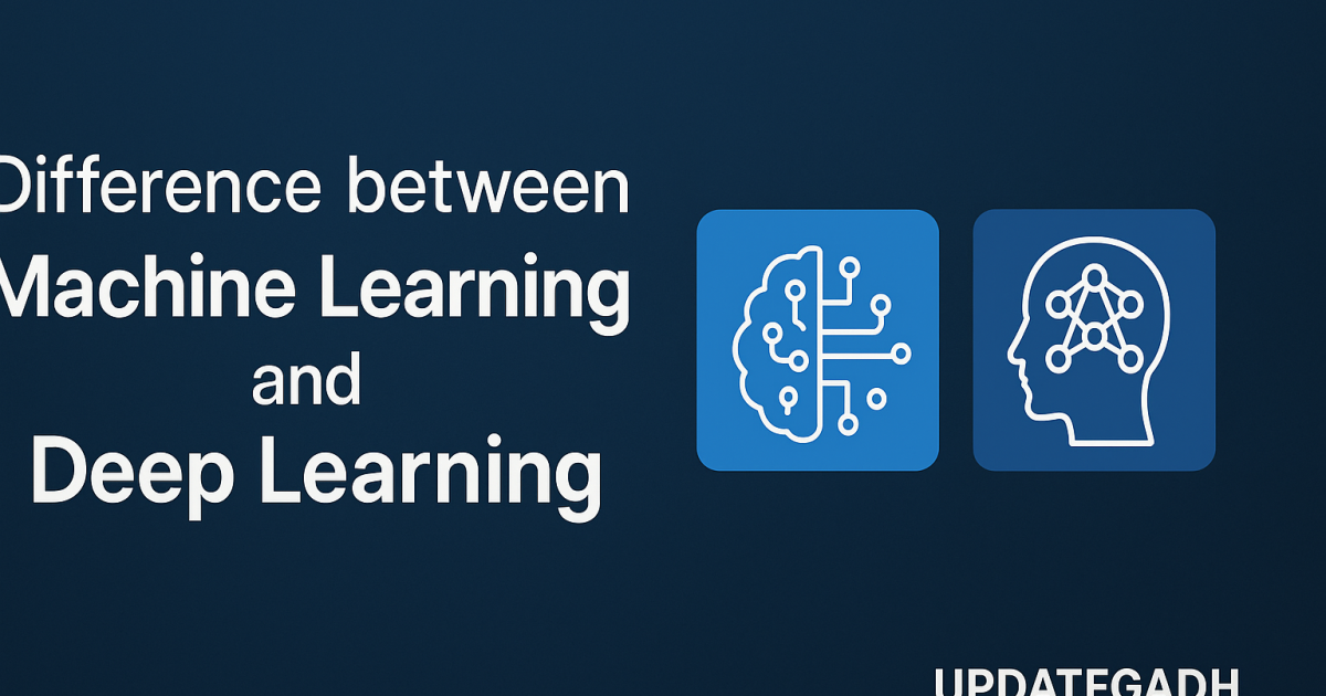 Machine Learning and Deep Learning