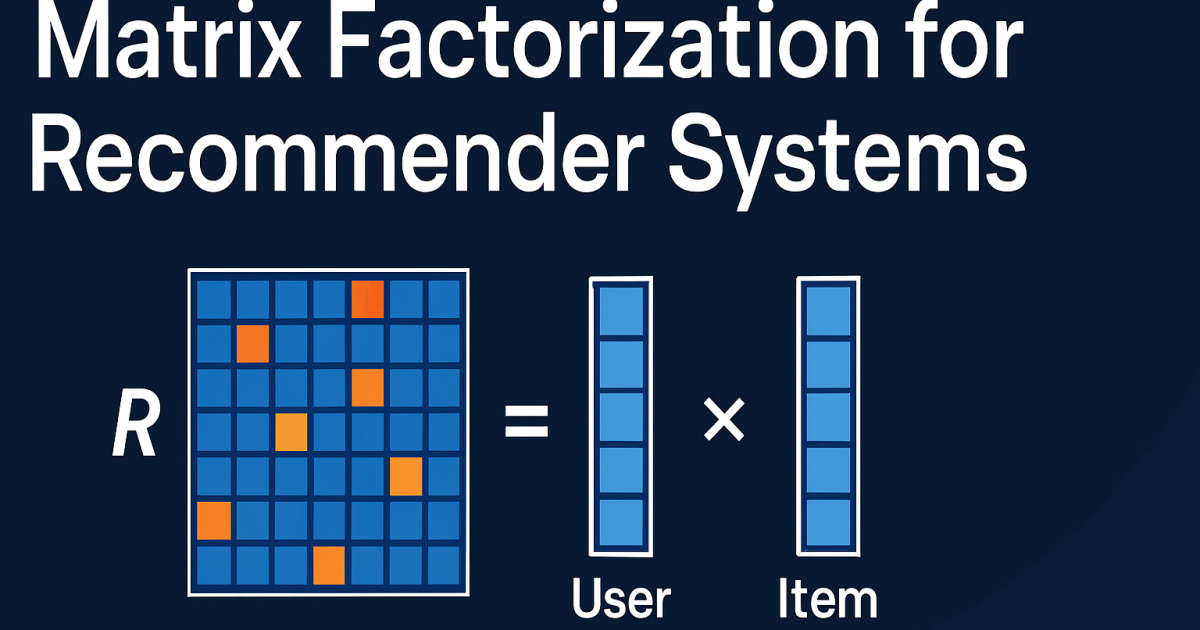 Matrix Factorization