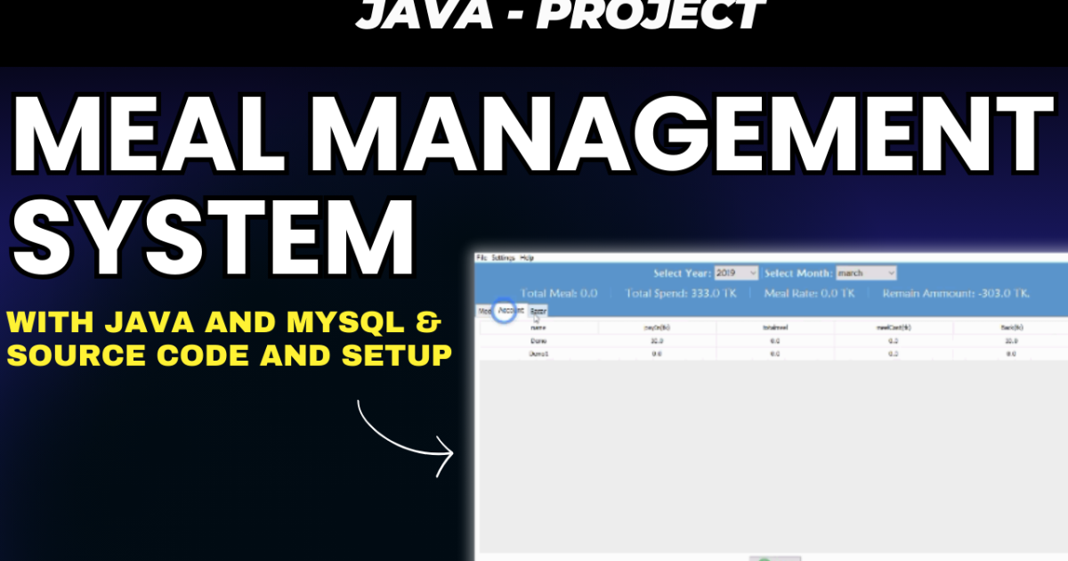 Meal Management System
