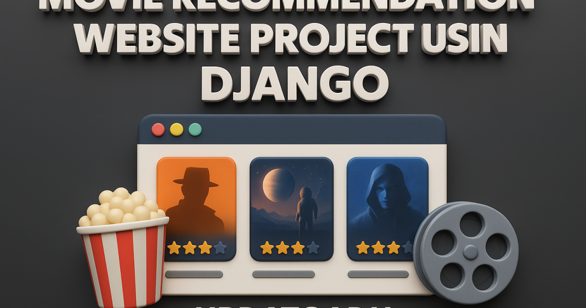 Movie Recommendation Website Project using Django