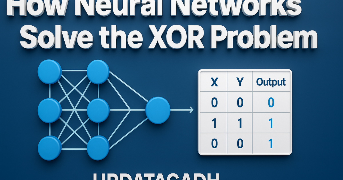 How Neural Networks Solve the XOR Problem