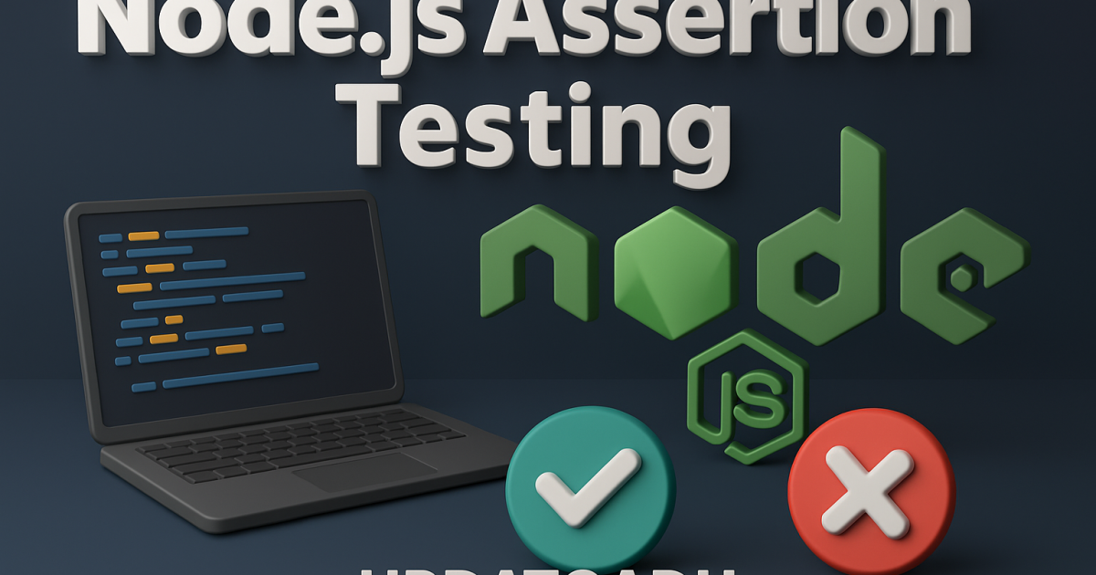 Node.js Assertion Testing