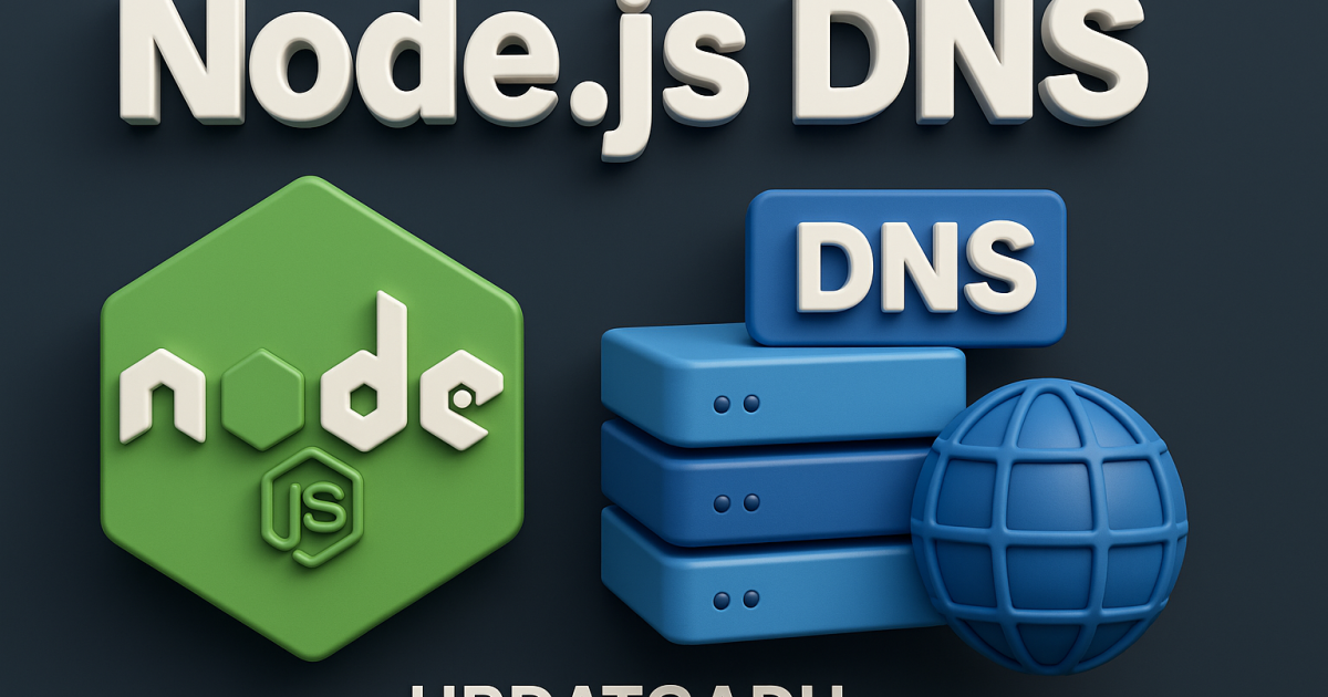 Node.js DNS module