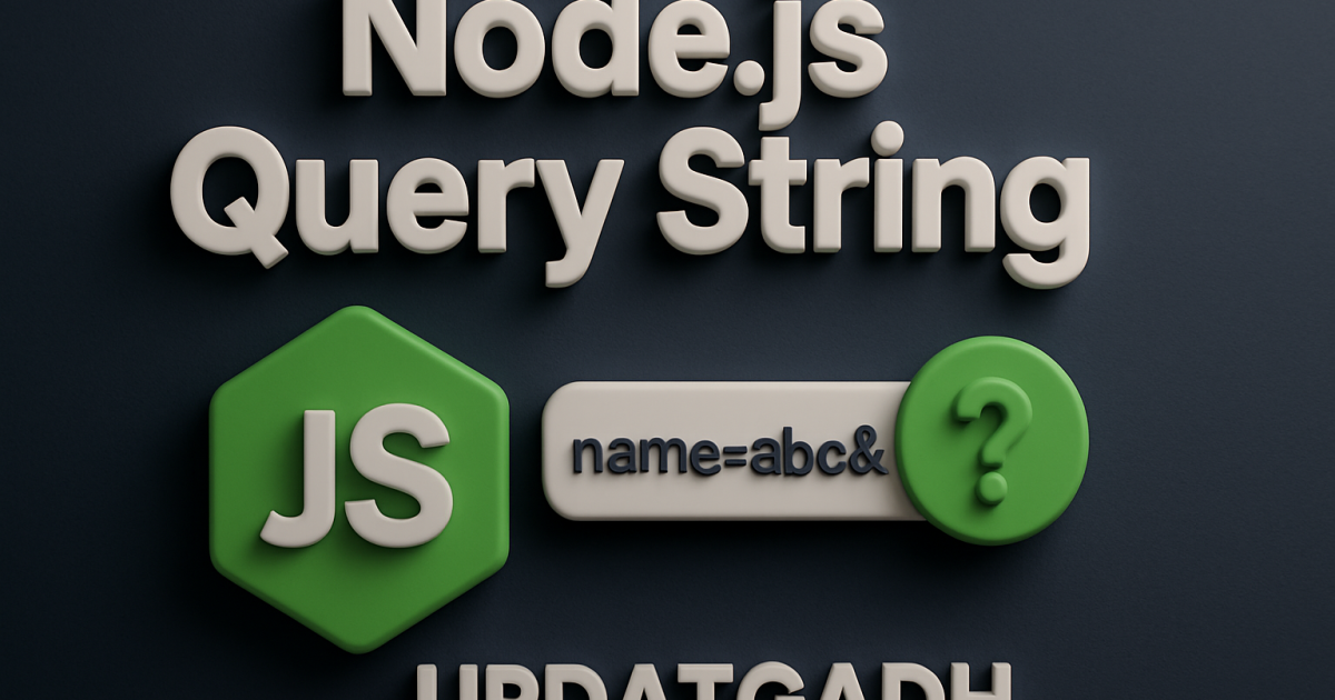 Node.js Query String