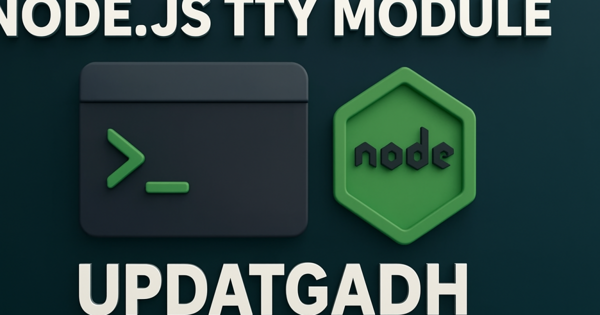 Node.js TTY Module