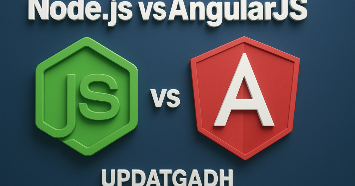 Node.js vs AngularJS