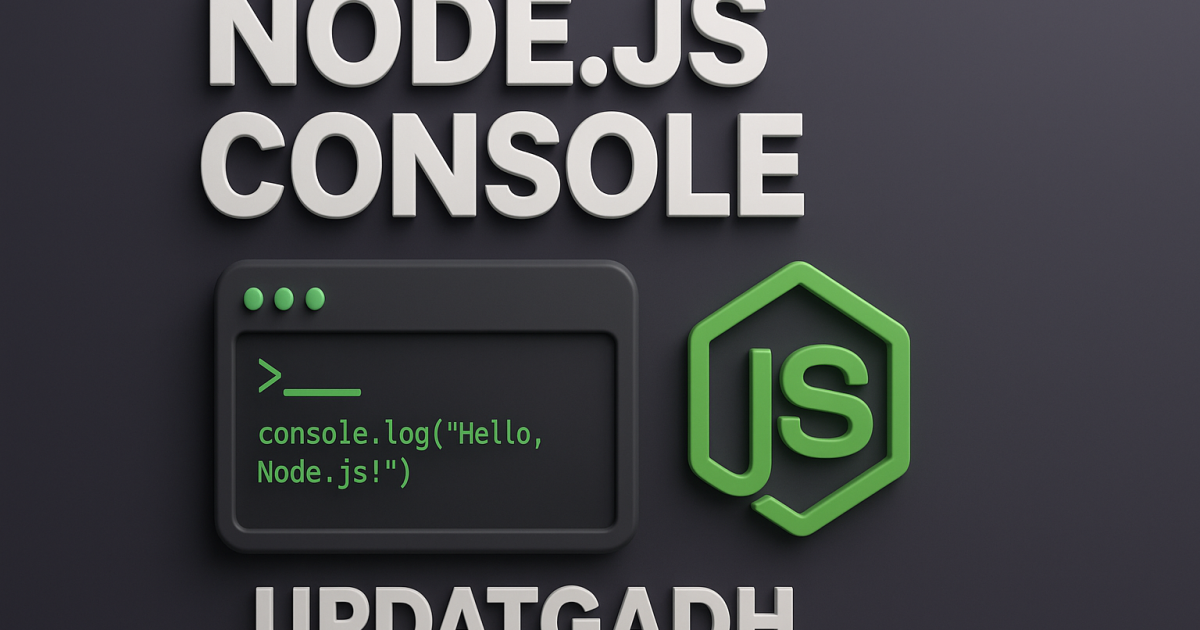 Nodejs ConsoleNodejs Console