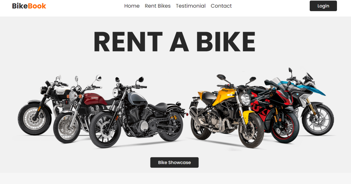 Online Bike Rental Booking Platform
