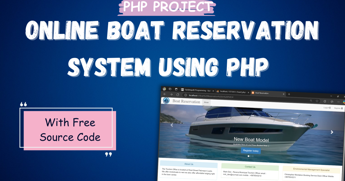 Online Boat Reservation System – Free Download with Full Features and Guide - Online Boat Reservation System