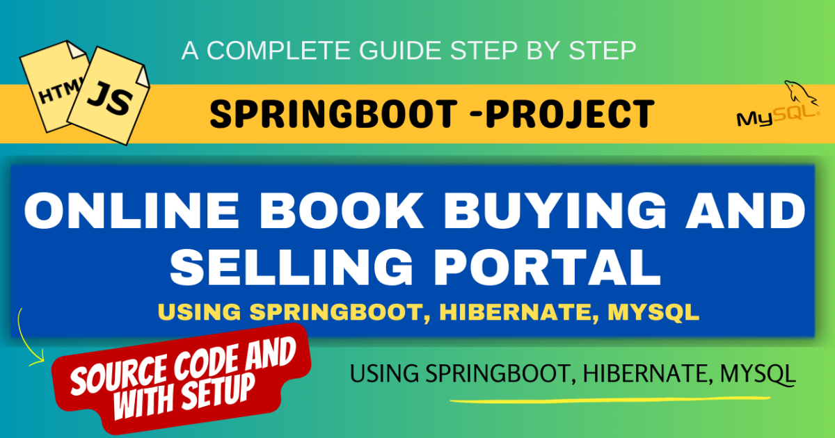Online Book Buying and Selling Portal using SpringBoot