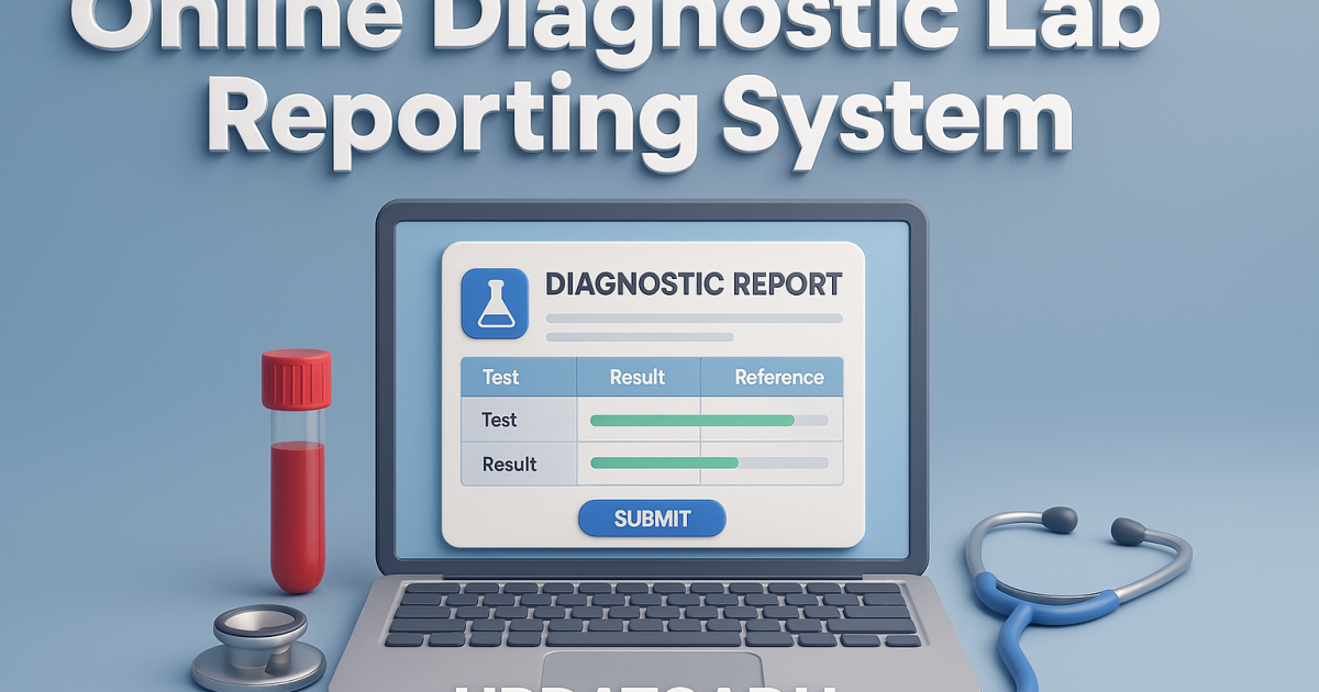 Online Diagnostic Lab Reporting System