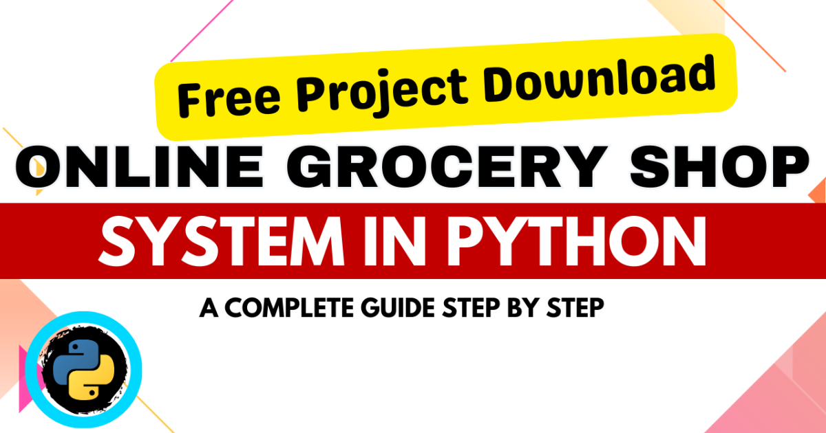 Online Grocery Shop in Python Django