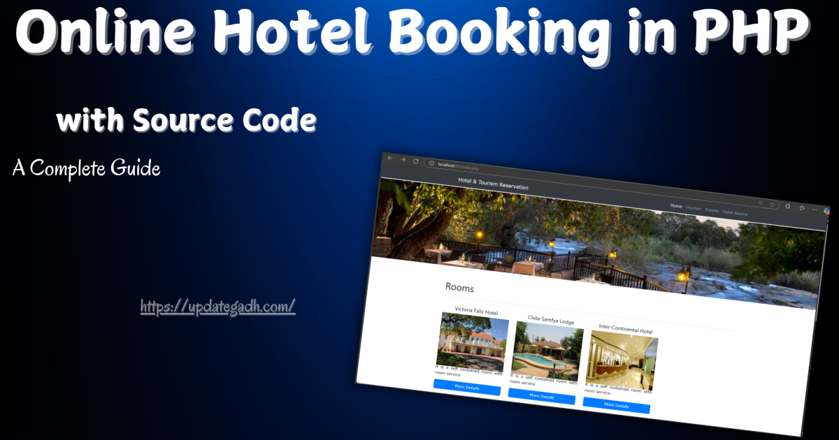 Online Hotel Booking in PHP with Source Code - Online Hotel Booking in PHP with Source Code