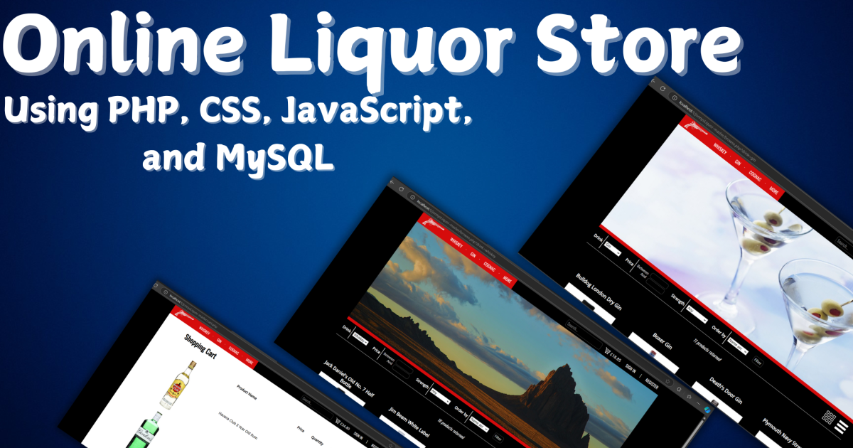 Online Liquor Store Using PHP, CSS, JavaScript, and MySQL - Online Liquor Store