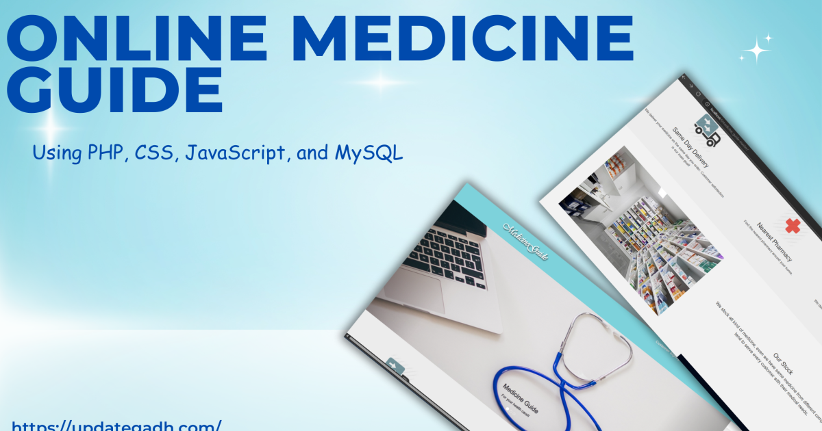 Online Medical Store in PHP, CSS, JavaScript, and MySQL - Online Medicine Guide in PHP, CSS, JavaScript, and MySQL