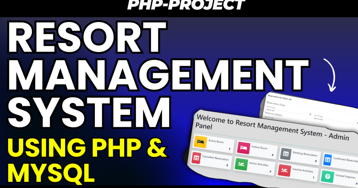 Online Resort Management System